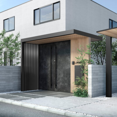 アシンメトリータイプ (開き門扉AH)